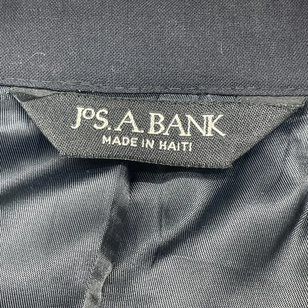NWT Jos A Bank Mens 43R Navy Exec Collection Superfine Wool Blazer Suit Jacket